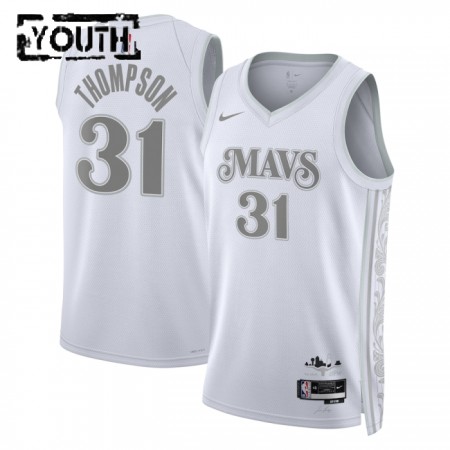 Dres Dallas Mavericks Klay Thompson Nike 2024-25 City Edition Bijela Swingman - Dječji